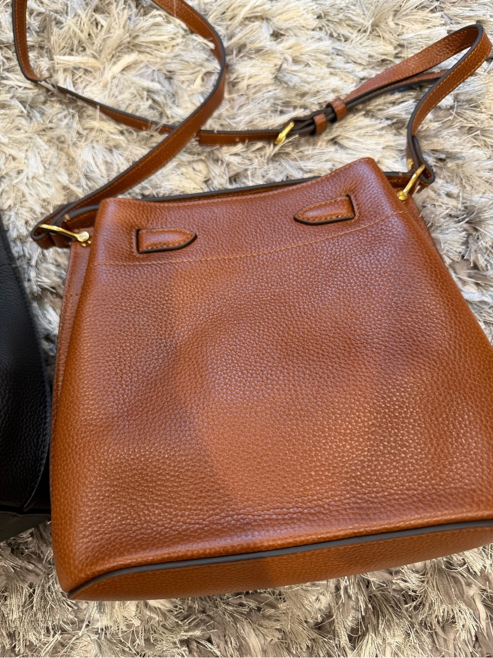 NWOT Mulberry Classic Leather Shoulder Bag in Cognac Brown, 9x8x5 in - Picture 3 of 5